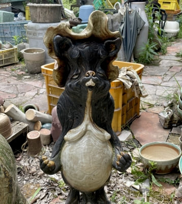 藤原純さんの工房、動物のオブジェ3