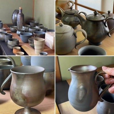 ずらりと並ぶ髙木純さん作品